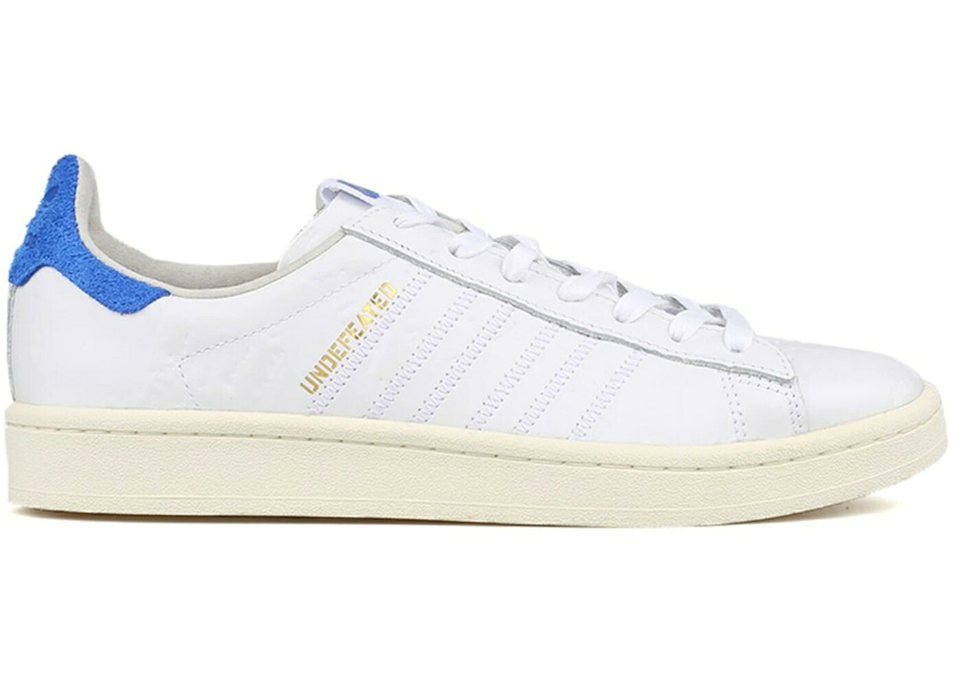 アディダス キャンパス アンディフィーテッド 青色 ブルー 白色 ホワイト スニーカー メンズ ADIDAS CAMPUS 80S UNDEFEATED COLETTE / BLUE WHITE