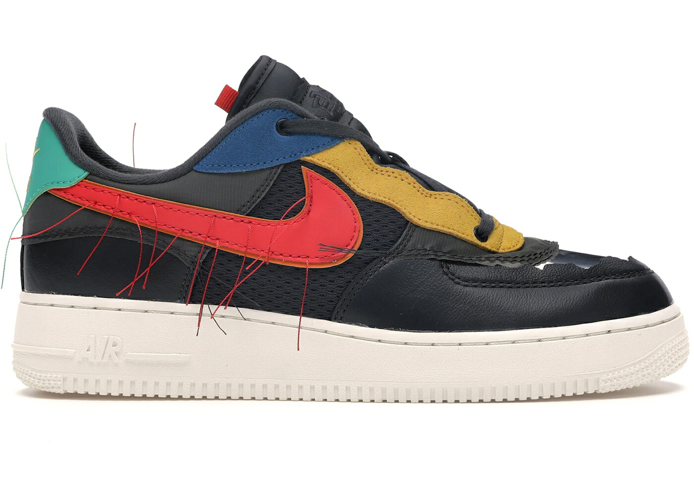ナイキ 灰色 グレー トラック 赤 レッド エアフォース スニーカー メンズ NIKE AIR FORCE 1 LOW BHM (2020) / DARK SMOKE GREY TRACK RED DARK|スニケス