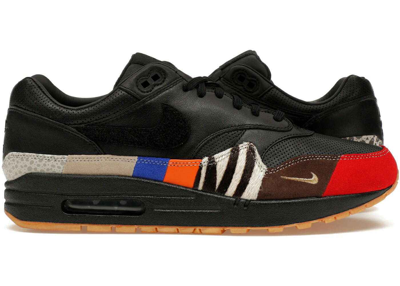 ナイキ マックス 黒色 ブラック 赤 レッド エアマックス スニーカー メンズ NIKE AIR MAX 1 MASTER / BLACK BLACK UNIVERSITY RED
