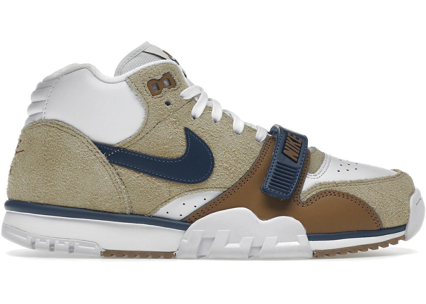 ナイキ トレーナー 茶色 ブラウン 白色 ホワイト エアトレーナー スニーカー メンズ NIKE AIR TRAINER 1 LIMESTONE / LIMESTONE ALE BROWN WHITE|スニケス