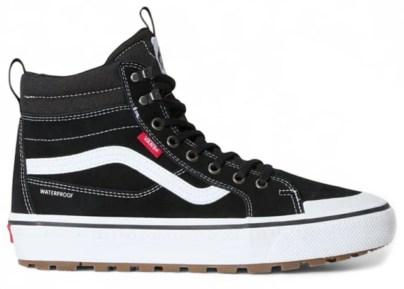 ヴァンズ バンズ 滑るご機嫌 黒いこと 黒いこと 白いこと 白いこと スニーカー メンズ VANS MTE SK8-HI WATERPROOF BLACK WHITE GUM / BLACK WHITE
