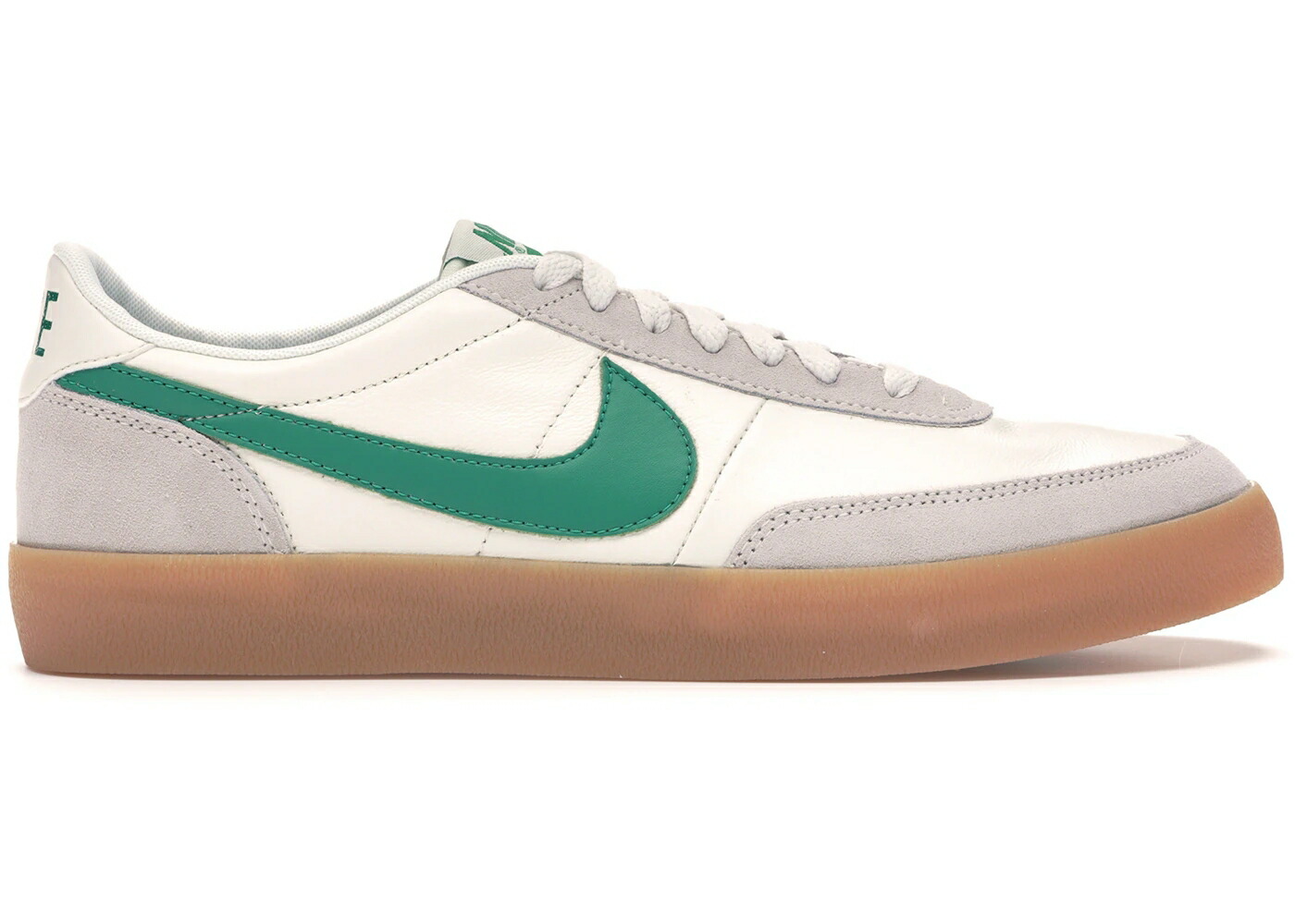 ナイキ レザー クルー 緑 グリーン 黄色 イエロー スニーカー メンズ NIKE KILLSHOT 2 LEATHER J CREW / SAIL LUCID GREEN GUM YELLOW｜スニケス