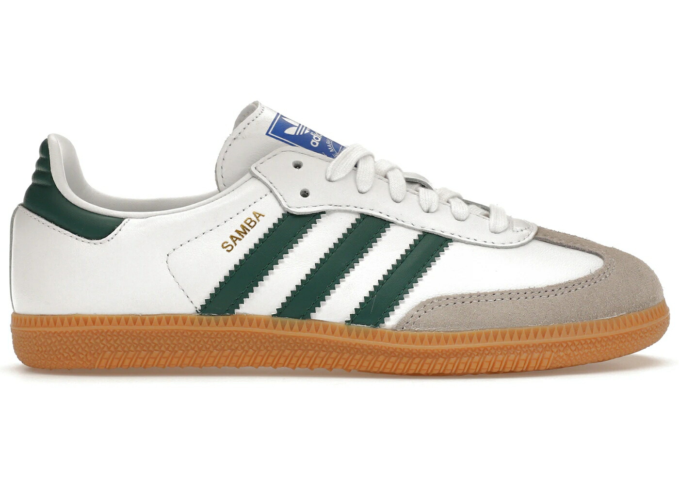 アディダス サンバ 緑 グリーン 白色 ホワイト スニーカー メンズ ADIDAS SAMBA OG COLLEGIATE GREEN / CLOUD WHITE COLLEGIATE GREEN GUM