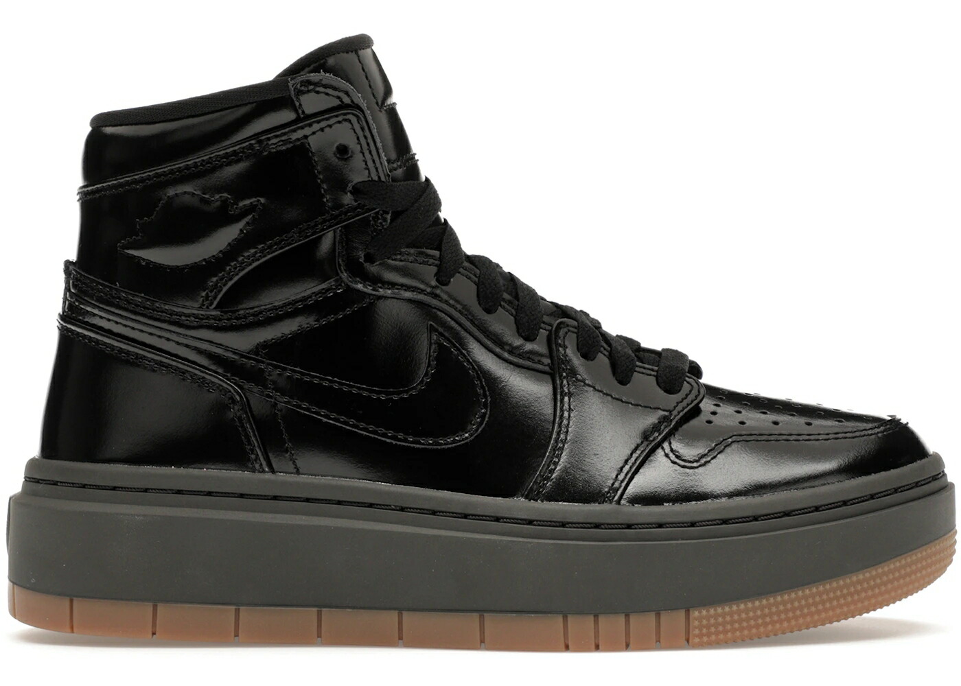 ナイキ ジョーダン ご機嫌 黒いこと 黒いこと 赤銅色 赤銅色 WOMEN\u0027S スニーカー レディース JORDAN 1 ELEVATE HIGH SE BLACK GUM (WOMEN\u0027S) / BLACK MEDIUM ASH GUM LIGHT BROWN