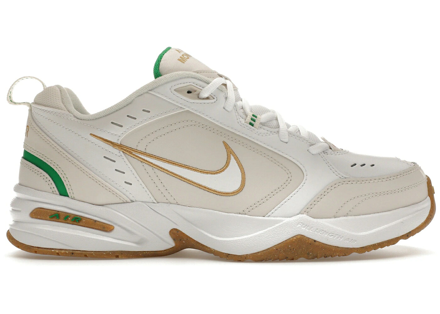 ナイキ モナーク 灰色 グレー 白色 ホワイト 緑 グリーン スニーカー メンズ NIKE AIR MONARCH IV PHANTOM GREY / WHITE PHANTOM GREY LUCKY GREEN