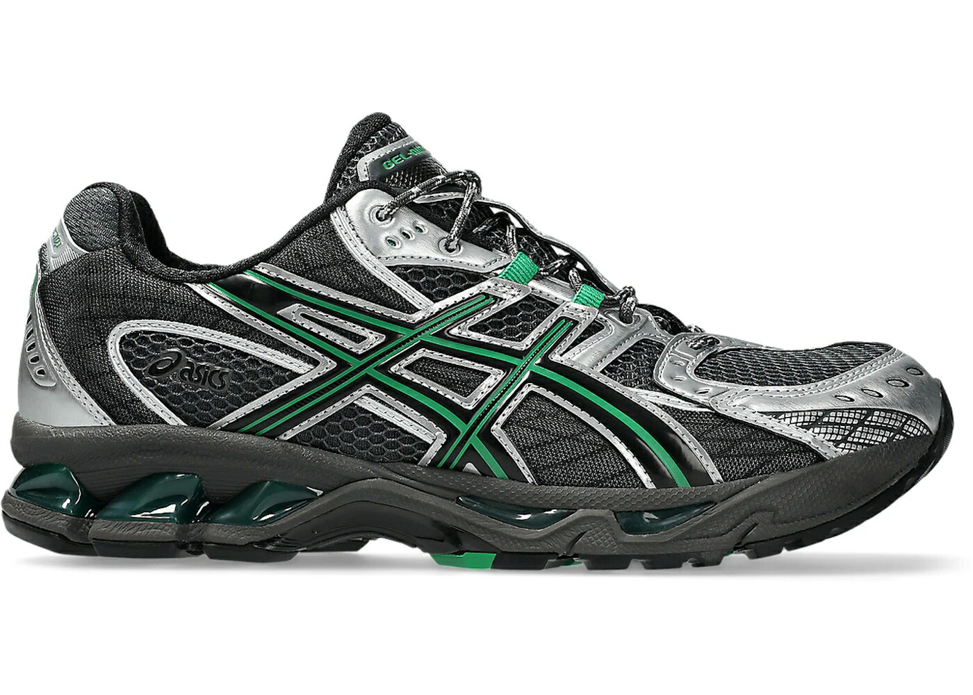 アシックス 灰色 グレー 緑 グリーン 10.1 スニーカー メンズ ASICS GEL-NIMBUS OBSIDIAN GREY GREEN BASIL / OBSIDIAN GREY GREEN BASIL