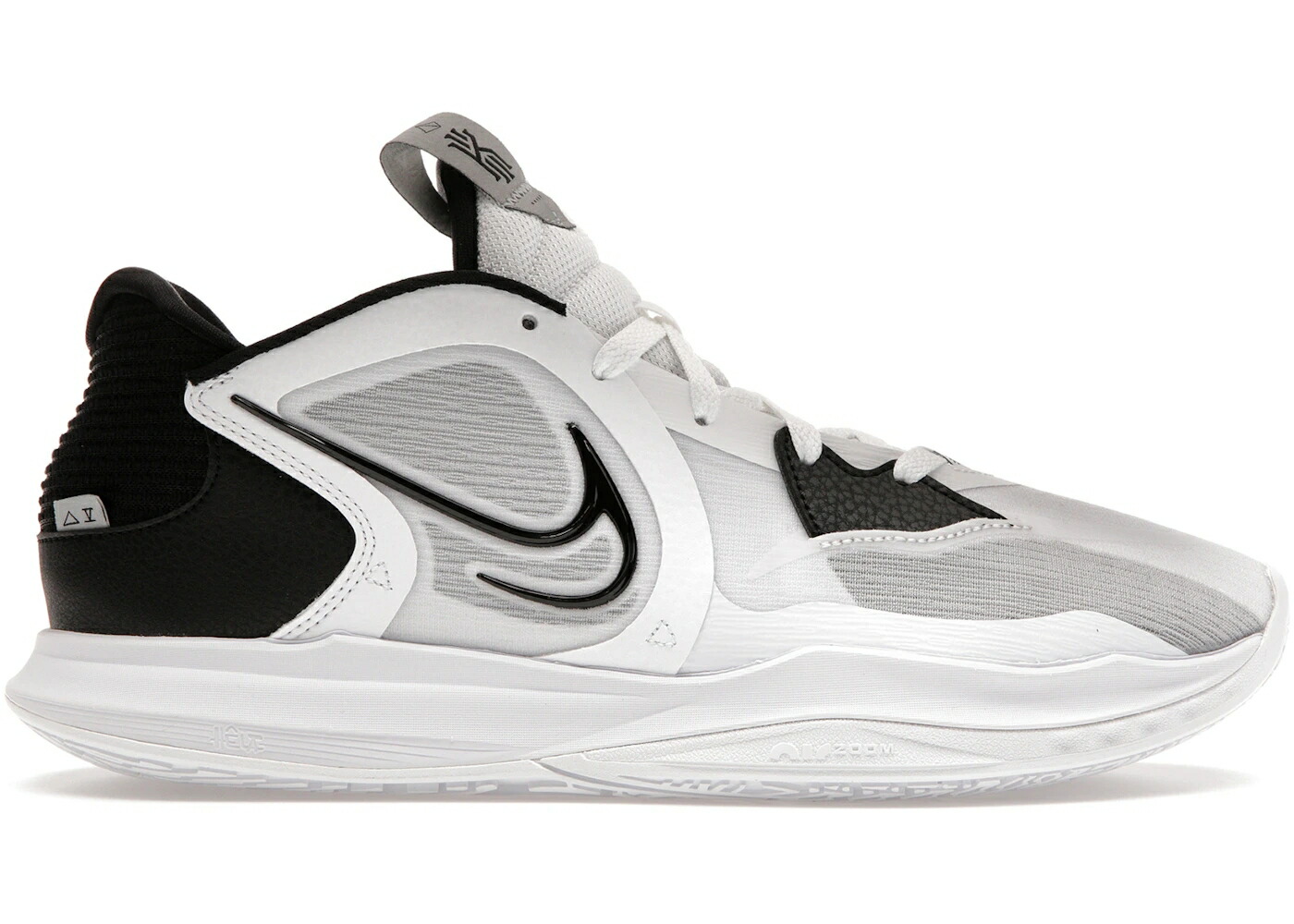 ナイキ カイリー 白色 ホワイト 灰色 グレー 黒色 ブラック スニーカー メンズ NIKE KYRIE 5 LOW WHITE WOLF GREY BLACK / WHITE WHITE WOLF GREY BLACK