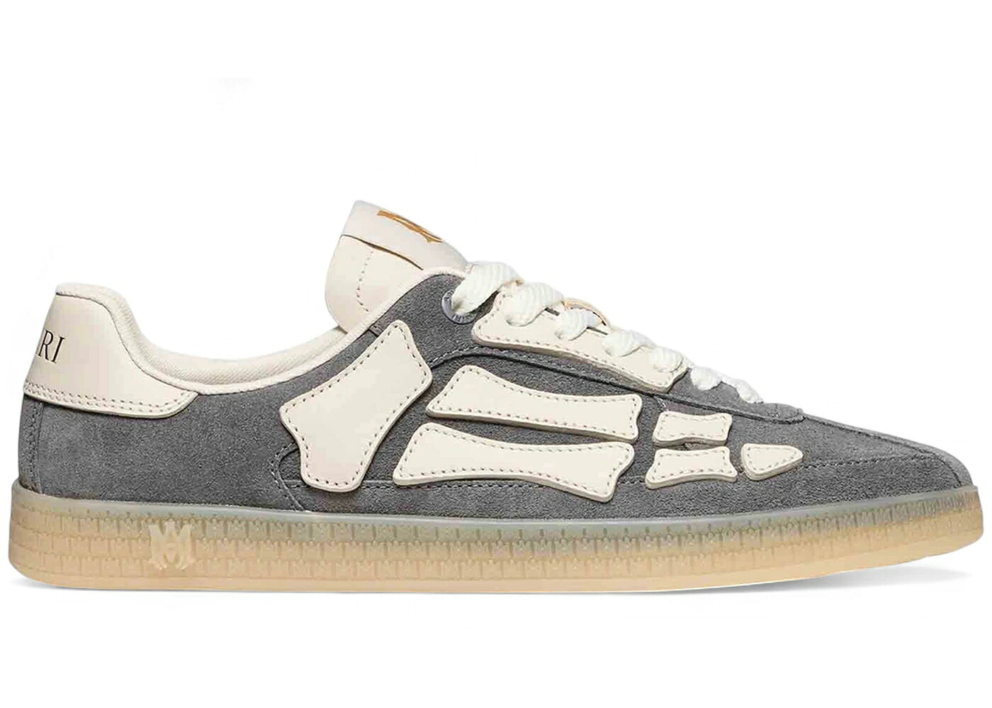 アミリ パシフィック 靴 スニーカー 灰色 グレー 白色 ホワイト メンズ AMIRI PACIFIC BONES SNEAKER DARK GREY WHITE / DARK GREY WHITE