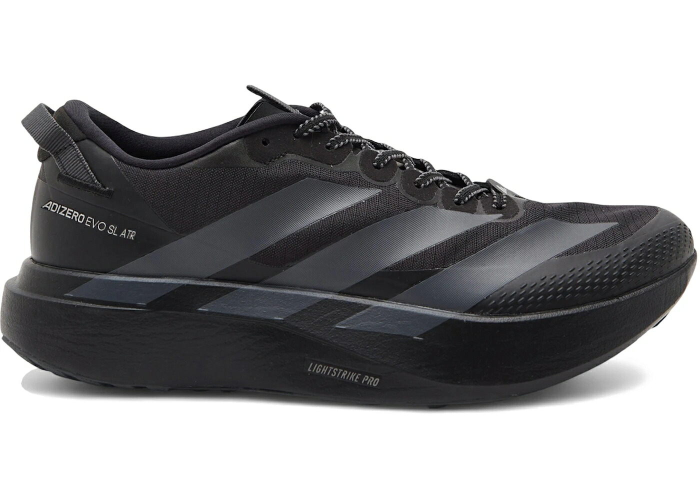 アディダス アディゼロ 中核グループ 黒いこと 黒いこと 炭素 スニーカー メンズ ADIDAS ADIZERO EVO SL ATR CORE BLACK / CORE BLACK CARBON CORE BLACK スニーカー-メンズ靴