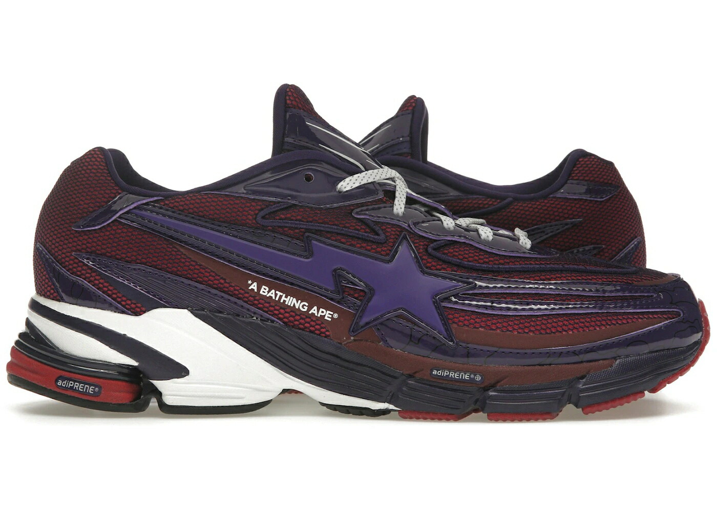 アディダス 紫 パープル 白色 ホワイト コア スニーカー メンズ ADIDAS ORKETRO BAPE DARK PURPLE / DARK PURPLE CLOUD WHITE CORE｜スニケス