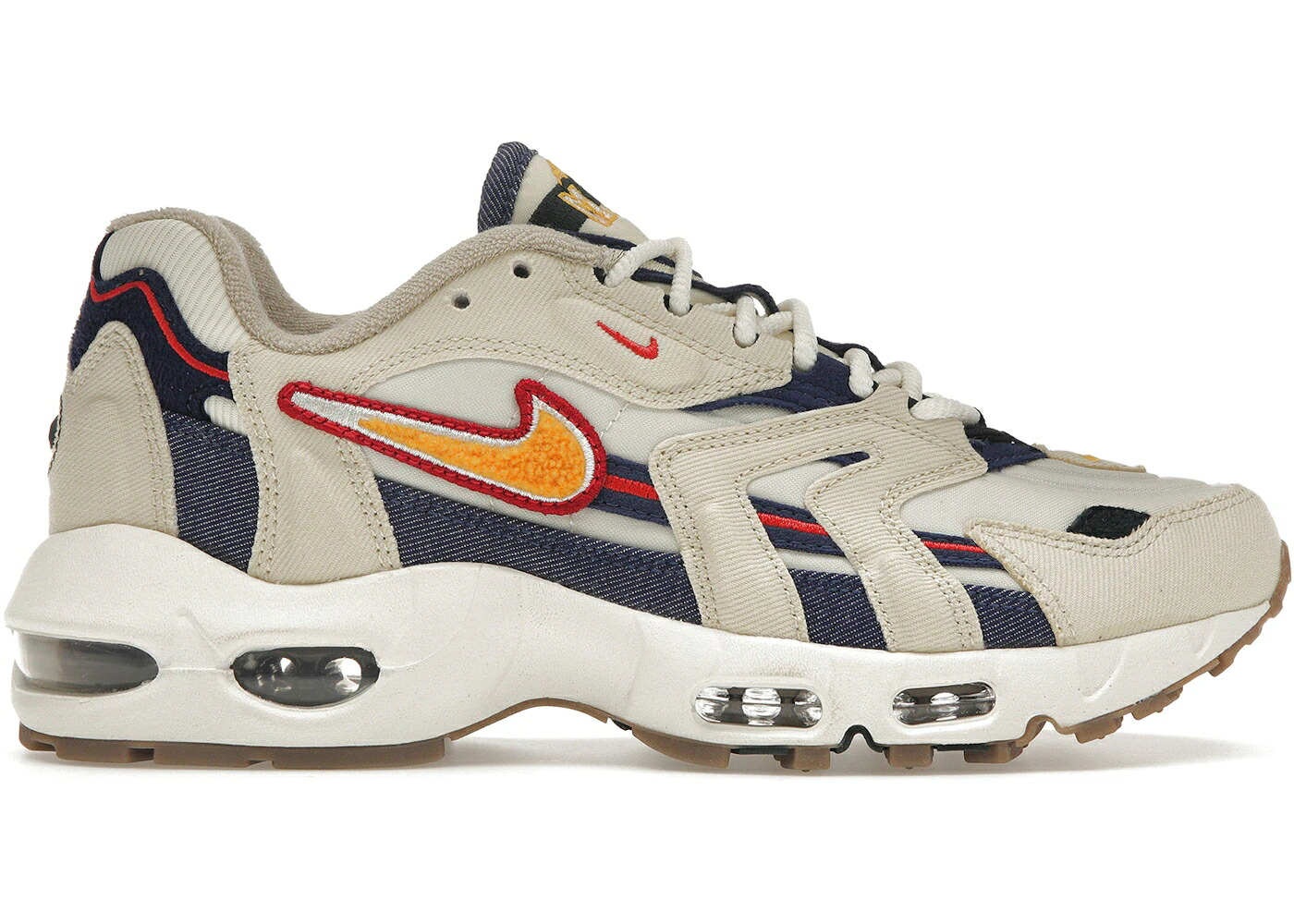 ナイキ マックス ゴールド 青味 青味 大気圏マックス スニーカー メンズ NIKE AIR MAX 96 II QS BEACH / BEACH UNIVERSITY GOLD BLUE VOID