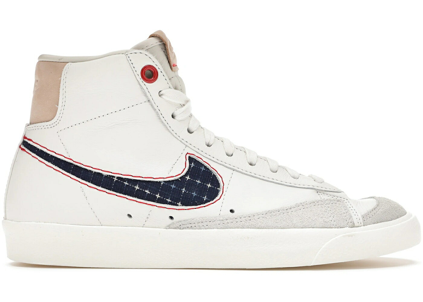 ナイキ ブレイザー ミッド 紺色 米国海軍 白いこと 白いこと スニーカー メンズ NIKE BLAZER MID 77 DENHAM / SAIL MIDNIGHT NAVY SUMMIT WHITE