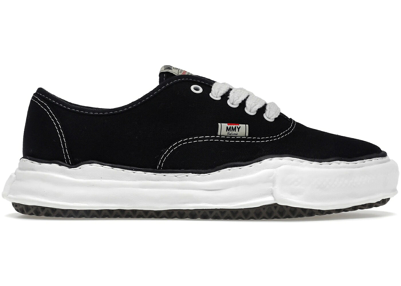 住みか ミハラヤスヒロ 黒いこと 黒いこと 白いこと 白いこと スニーカー メンズ MAISON MIHARA YASUHIRO MAISON MIHARA YASUHIRO BAKER OG SOLE CANVAS LOW BLACK / BLACK WHITE