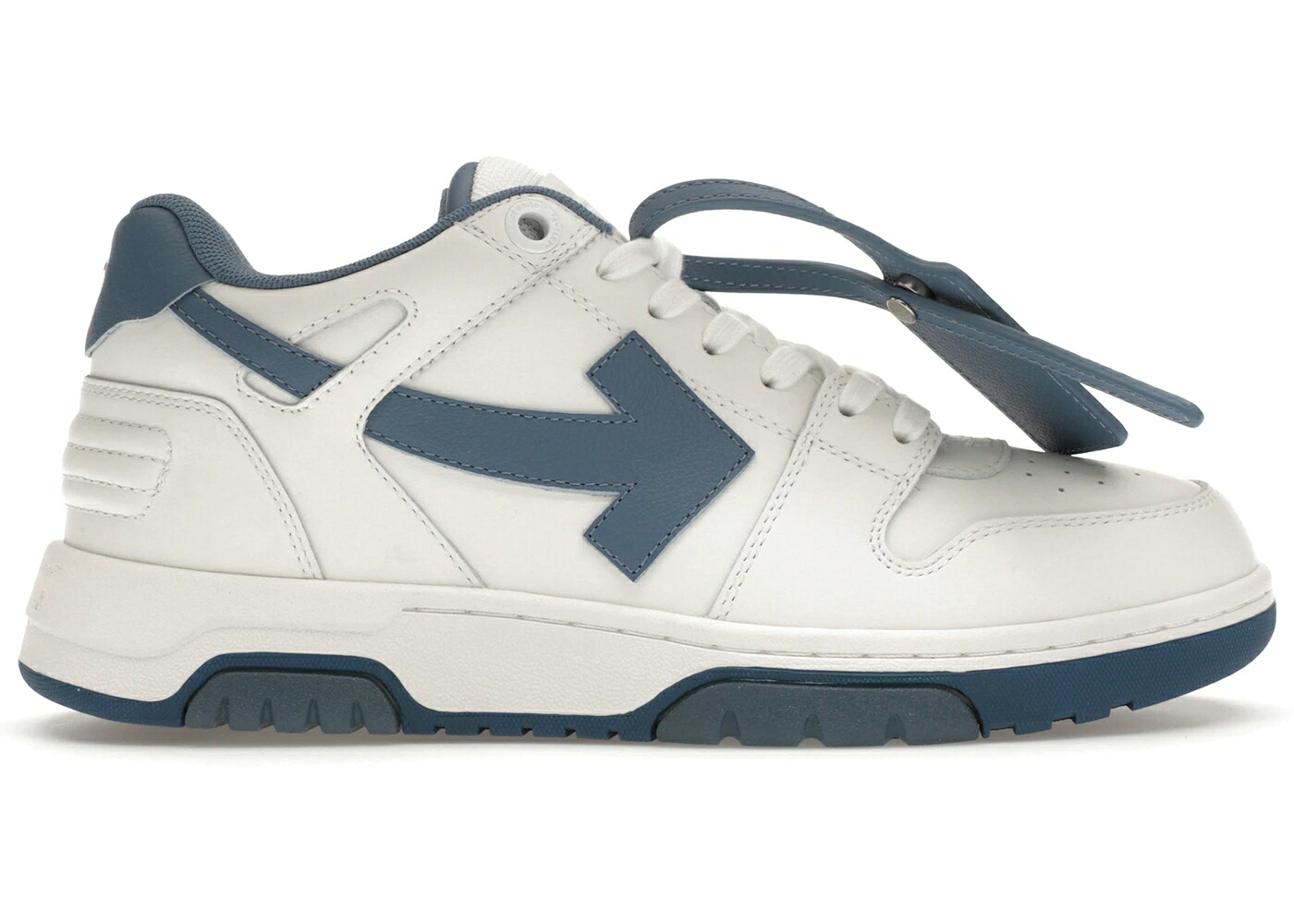オフホワイト 白色 ホワイト 紺色 ネイビー 青色 ブルー スニーカー メンズ 【 OFF-WHITE OUT OF OFFICE OOO LOW WHITE NAVY BLUE / WHITE NAVY BLUE 】｜スニケス