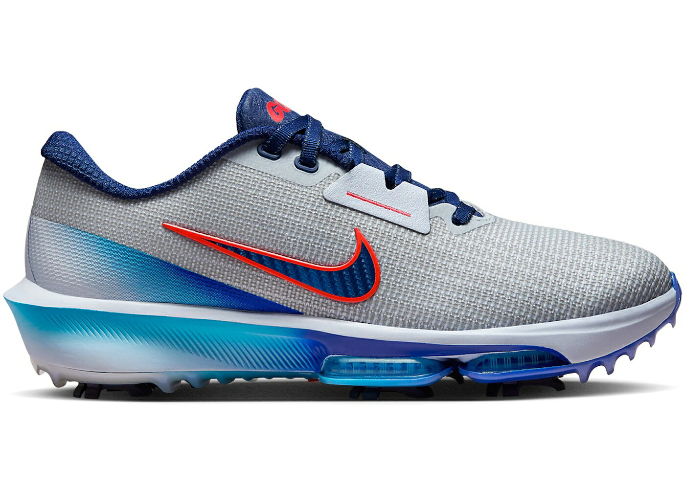 ナイキ ズーム 灰色 グレー クリムゾン スニーカー メンズ NIKE AIR ZOOM INFINITY TOUR 2 PGA CHAMPIONSHIP / FOOTBALL GREY BRIGHT CRIMSON