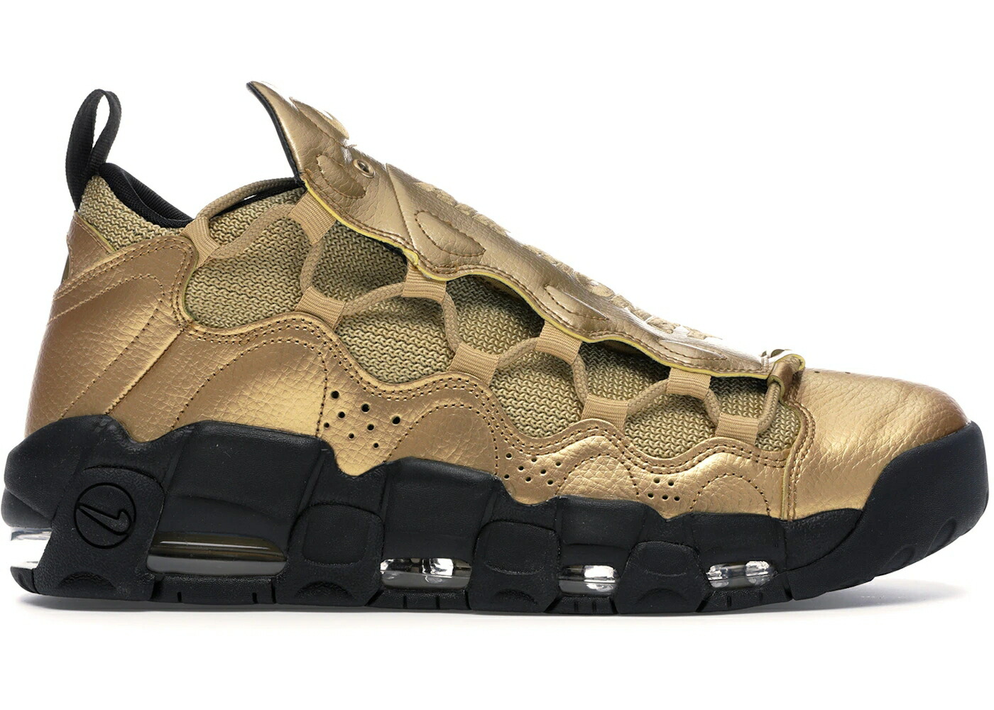 ナイキ ゴールド 黒いこと 黒いこと エアモアマネー スニーカー メンズ NIKE AIR MORE MONEY METALLIC GOLD BLACK / METALLIC GOLD BLACK METALLIC