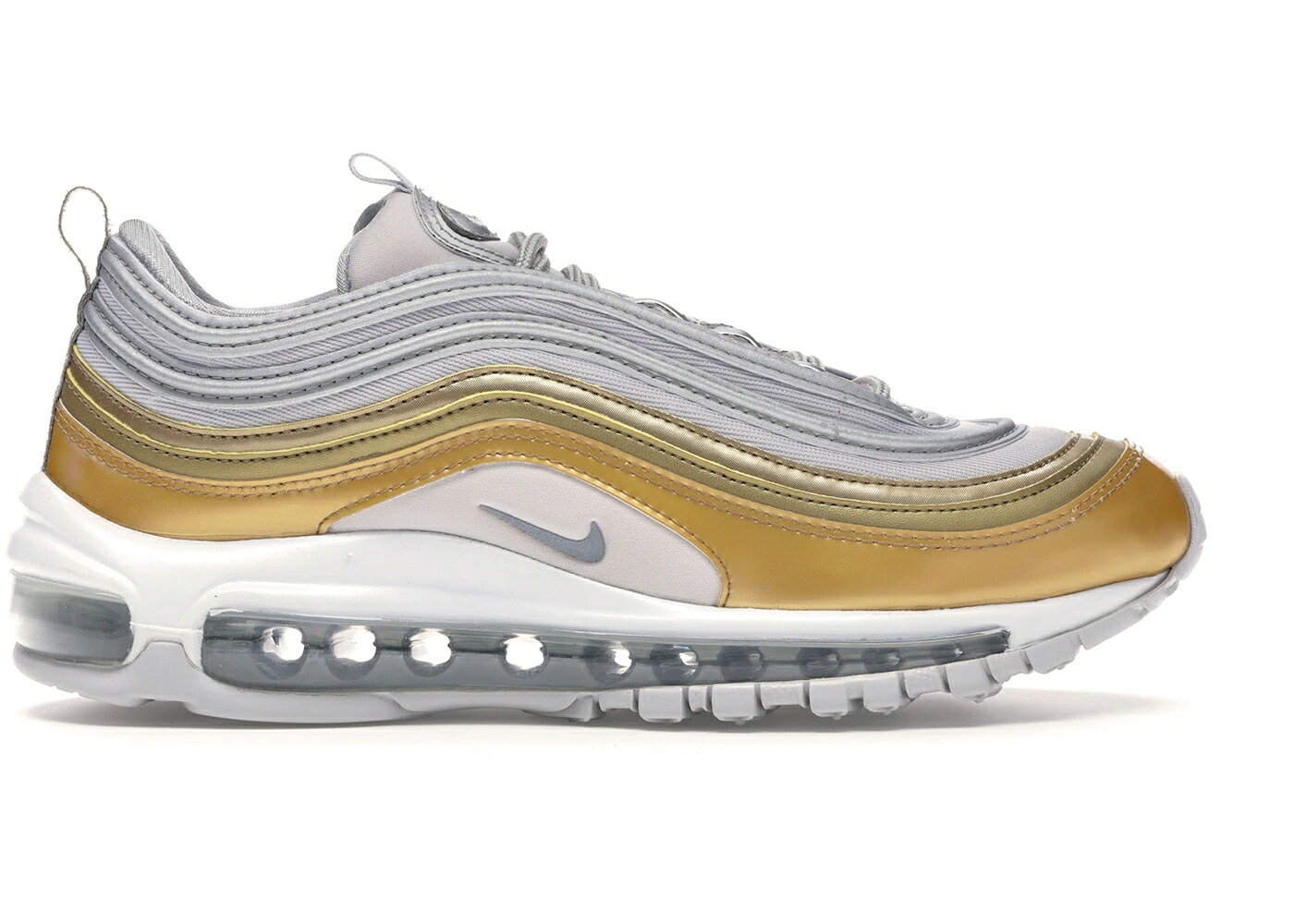 ナイキ マックス 灰色 グレー ゴールド 銀色 シルバー エアマックス WOMEN'S スニーカー レディース NIKE AIR MAX 97 VAST GREY METALLIC GOLD (WOMEN'S) / VAST GREY METALLIC SILVER|スニケス