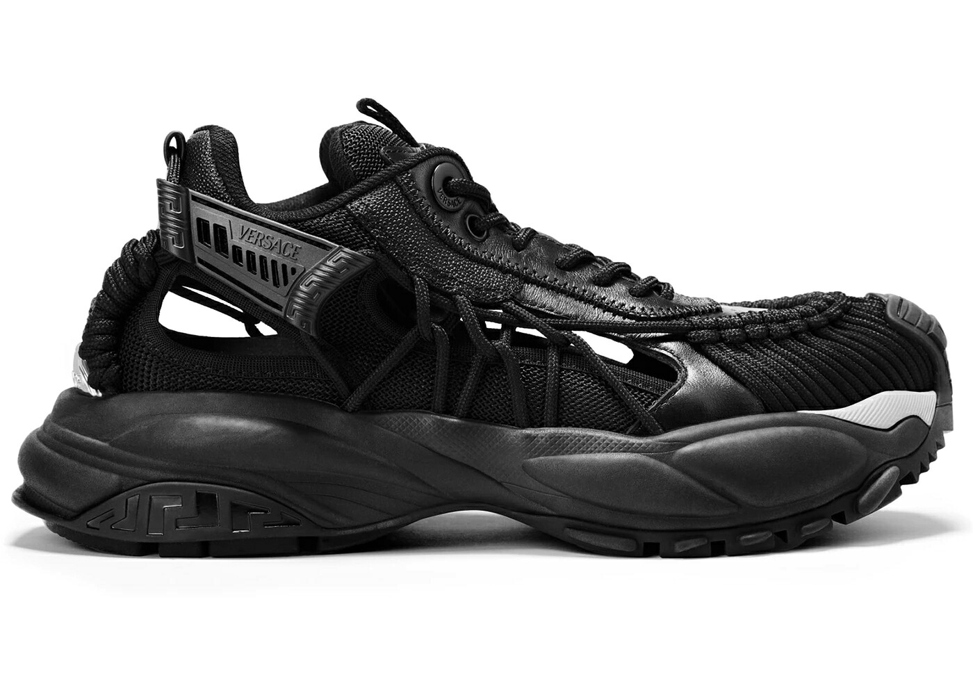 ヴェルサーチェ 黒色 ブラック スニーカー メンズ VERSACE MERCURY BLACK /|スニケス
