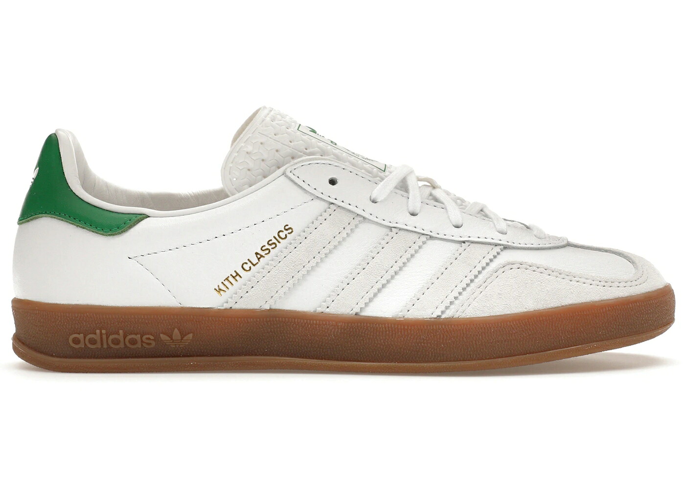 アディダス ガゼル 白色 ホワイト 緑 グリーン スニーカー メンズ ADIDAS GAZELLE INDOOR KITH CLASSICS WHITE GREEN / WHITE GREEN|スニケス