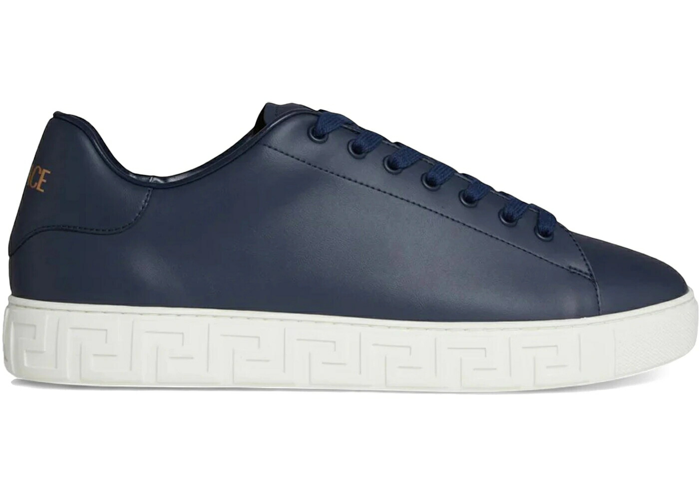 ヴェルサーチェ 青色 ブルー ナイト スニーカー メンズ VERSACE GRECA BLUE NIGHT / BLUE NIGHT