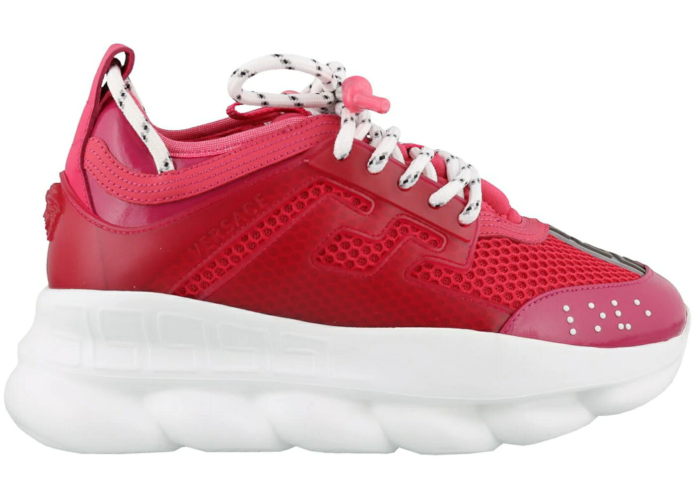 ヴェルサーチェ WOMEN\u0027S スニーカー レディース VERSACE CHAIN REACTION FUSCHIA (WOMEN\u0027S) /