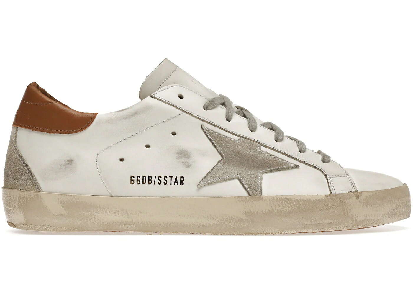 ゴールデングース 白いこと 白いこと 薄墨色 薄墨色 スエードクロス スウェード スニーカー メンズ GOLDEN GOOSE GOLDEN GOOSE SUPER-STAR WHITE VACCHETTA TAN GREY SUEDE PATCH / WHITE VACCHETTA GREY