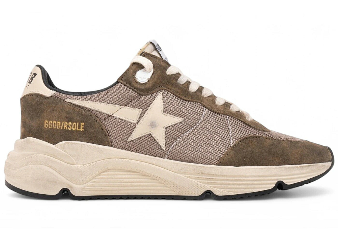 ゴールデングース オリーブ 緑 グリーン クリーム スニーカー メンズ GOLDEN GOOSE GOLDEN GOOSE RUNNING SOLE OLIVE GREEN CREAM / OLIVE GREEN CREAM