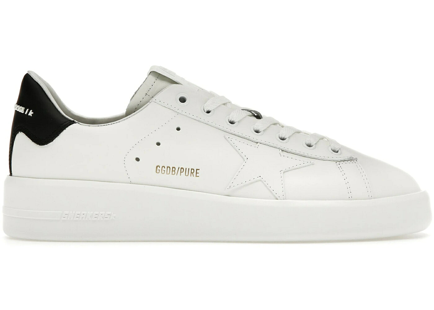 ゴールデングース 白いこと 白いこと 黒いこと 黒いこと スニーカー メンズ GOLDEN GOOSE GOLDEN GOOSE PURESTAR WHITE BLACK / WHITE BLACK