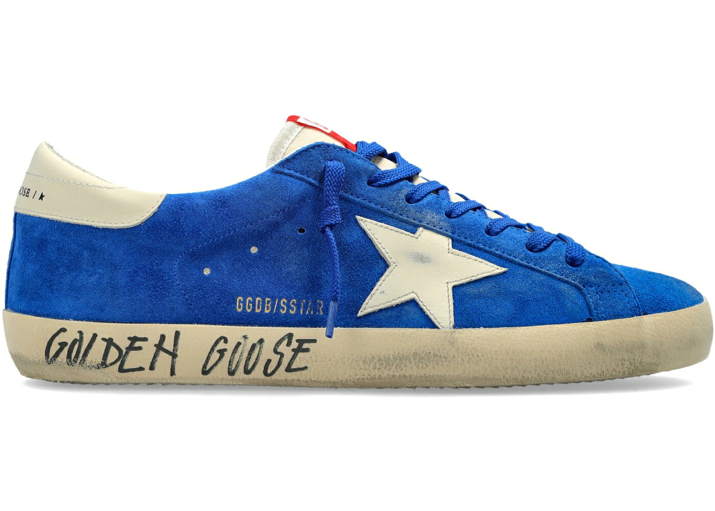 ゴールデングース 青色 ブルー ベージュ 白色 ホワイト スニーカー メンズ GOLDEN GOOSE GOLDEN GOOSE SUPER-STAR DARK BLUE BEIGE WHITE / DARK BLUE BEIGE WHITE