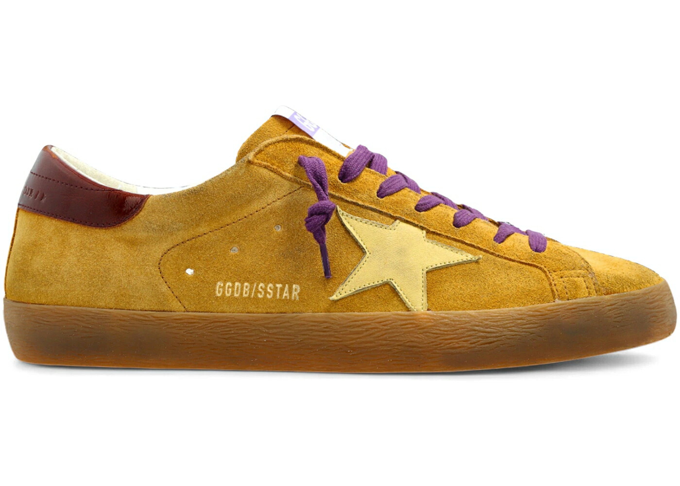 ゴールデングース 茶色 ブラウン ワイン色 バーガンディー 紫 パープル スニーカー メンズ GOLDEN GOOSE GOLDEN GOOSE SUPER-STAR BROWN BURGUNDY PURPLE / BROWN BURGUNDY PURPLE