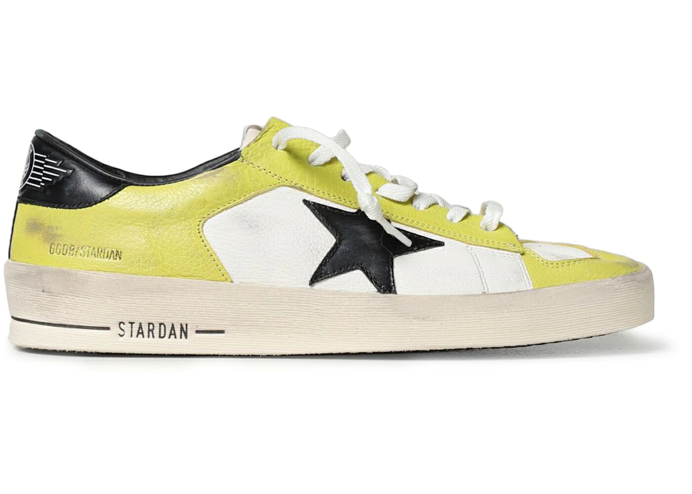 ゴールデングース 黄色 イエロー 白色 ホワイト 黒色 ブラック スニーカー メンズ GOLDEN GOOSE GOLDEN GOOSE STARDAN YELLOW WHITE BLACK / YELLOW WHITE BLACK