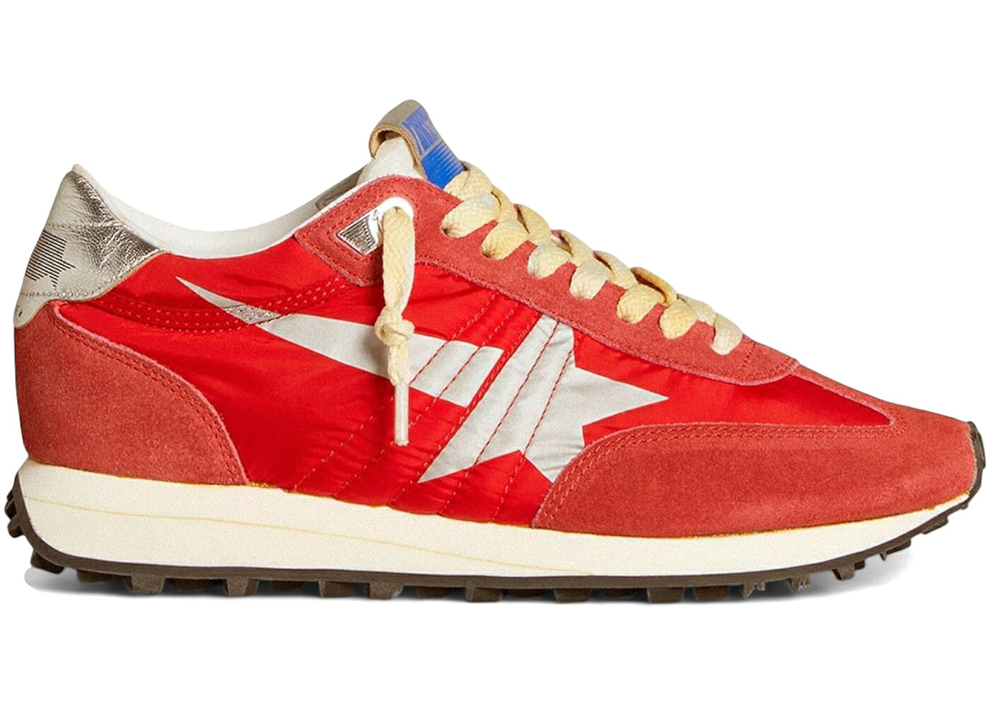 ゴールデングース 赤 レッド 銀色 シルバー スニーカー メンズ GOLDEN GOOSE GOLDEN GOOSE MARATHON RED SILVER STAR / RED SILVER RED｜スニケス