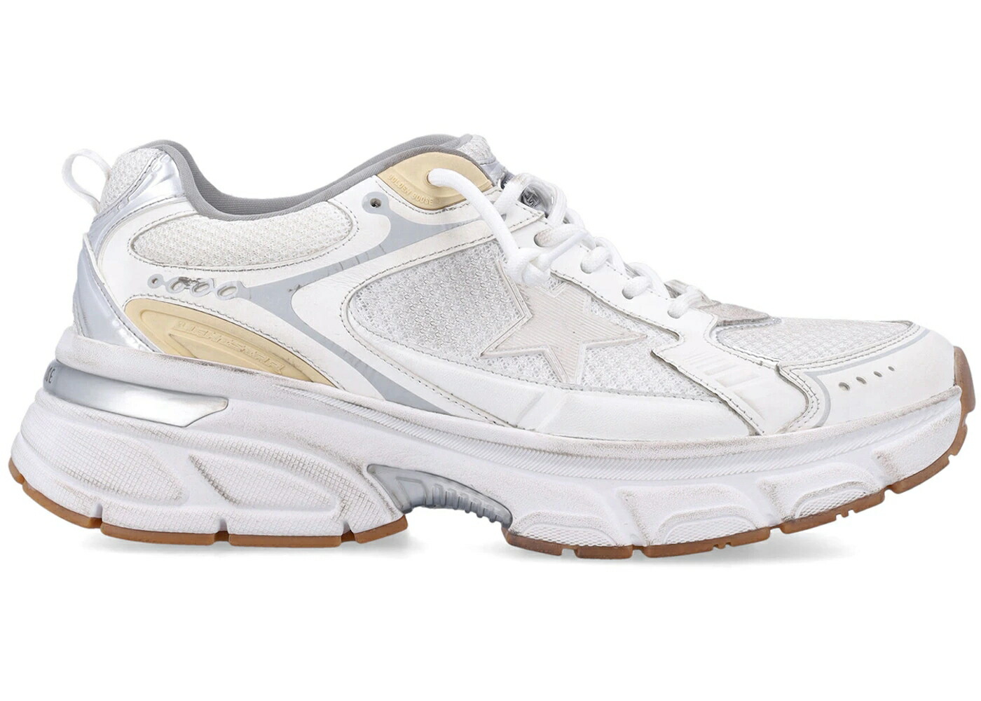 ゴールデングース 白色 ホワイト ゴールド スニーカー メンズ GOLDEN GOOSE GOLDEN GOOSE LIGHTSTAR WHITE GOLD / WHITE GOLD