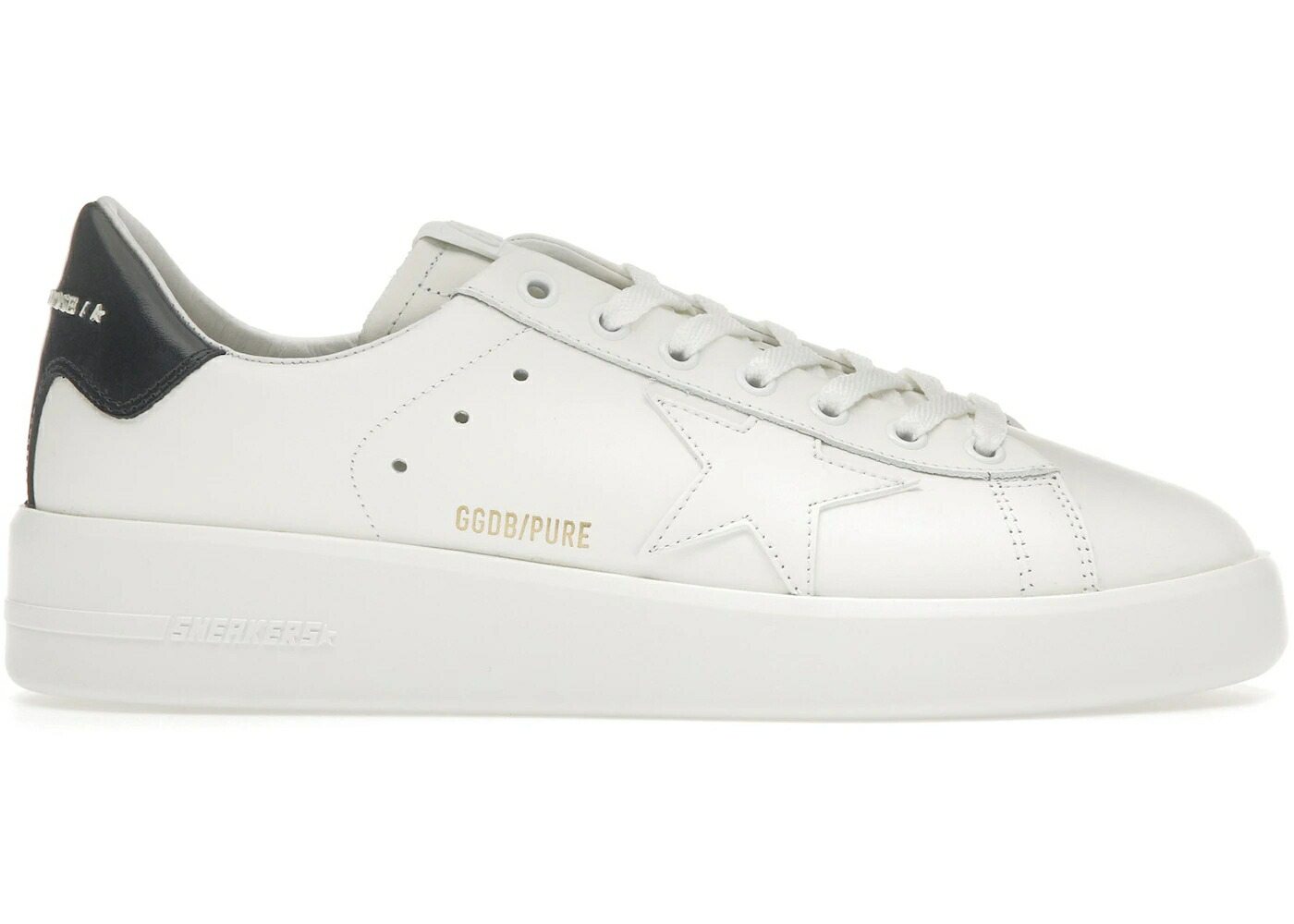 ゴールデングース 白色 ホワイト 紺色 ネイビー 黒色 ブラック スニーカー メンズ GOLDEN GOOSE GOLDEN GOOSE PURESTAR WHITE NAVY / WHITE BLACK