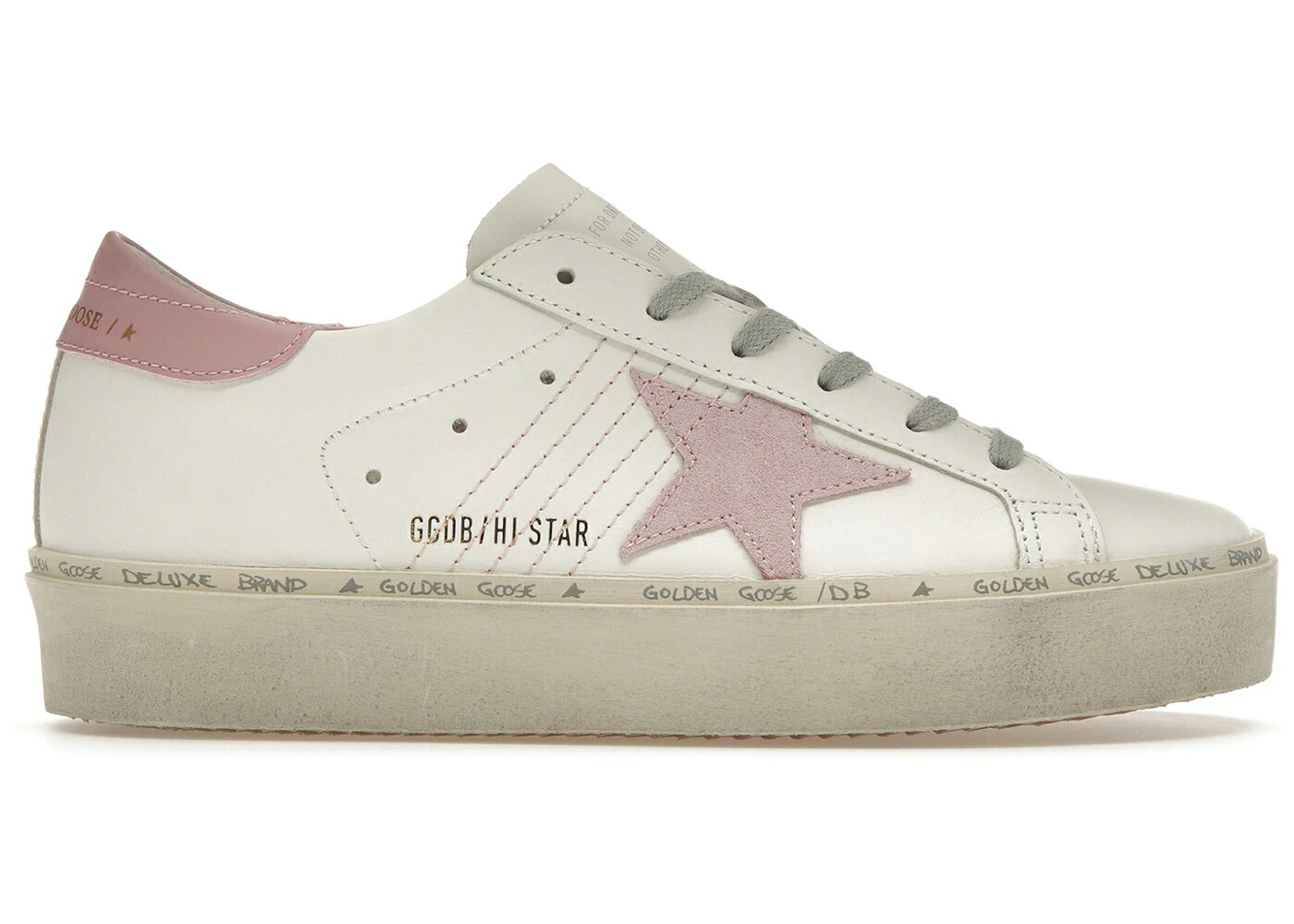 ゴールデングース 白色 ホワイト ピンク WOMEN'S スニーカー レディース GOLDEN GOOSE GOLDEN GOOSE HI STAR WHITE PINK (WOMEN'S) / WHITE PINK