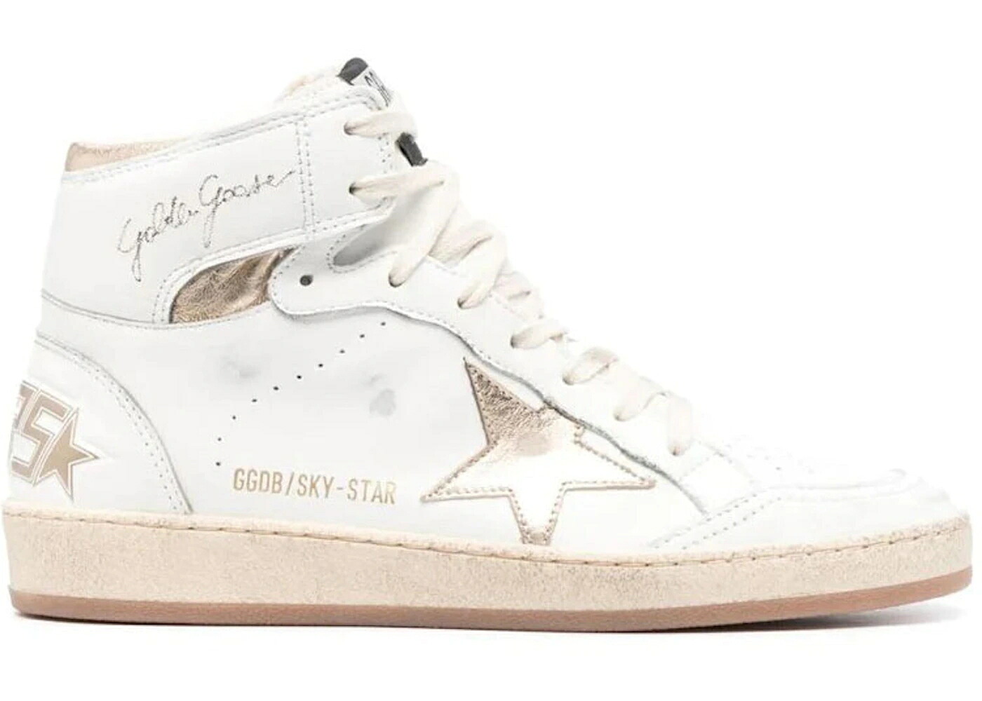 ゴールデングース 白いこと 白いこと ゴールド WOMEN\u0027S スニーカー レディース GOLDEN GOOSE GOLDEN GOOSE SKY-STAR WHITE GOLD (WOMEN\u0027S) / WHITE GOLD