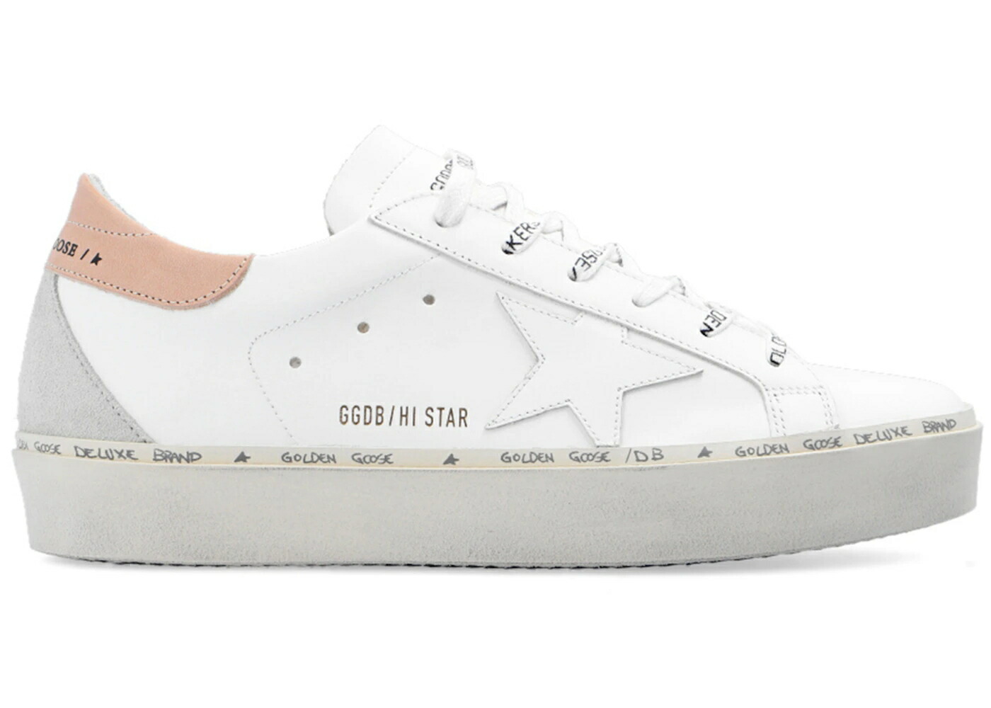ゴールデングース 白色 ホワイト WOMEN'S スニーカー レディース GOLDEN GOOSE GOLDEN GOOSE HI-STAR WHITE TURTLEDOVE ICE (WOMEN'S) / WHITE TURTLEDOVE ICE
