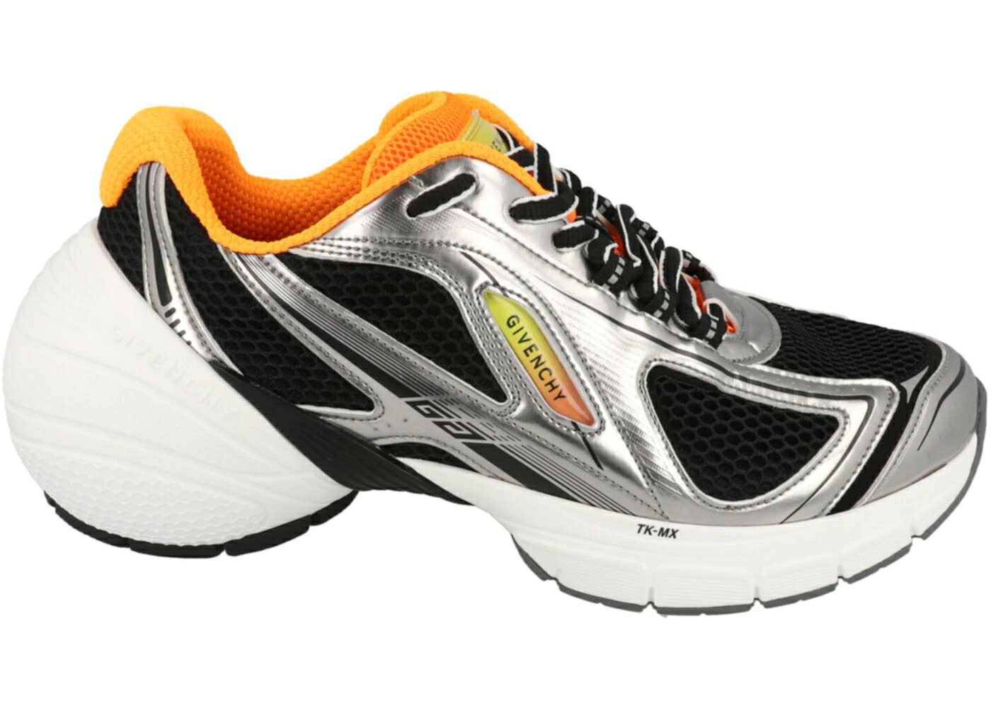 ジバンシィ 白色 ホワイト 黒色 ブラック 銀色 シルバー スニーカー メンズ GIVENCHY TK-MX RUNNERS WHITE BLACK SILVER / WHITE BLACK SILVER