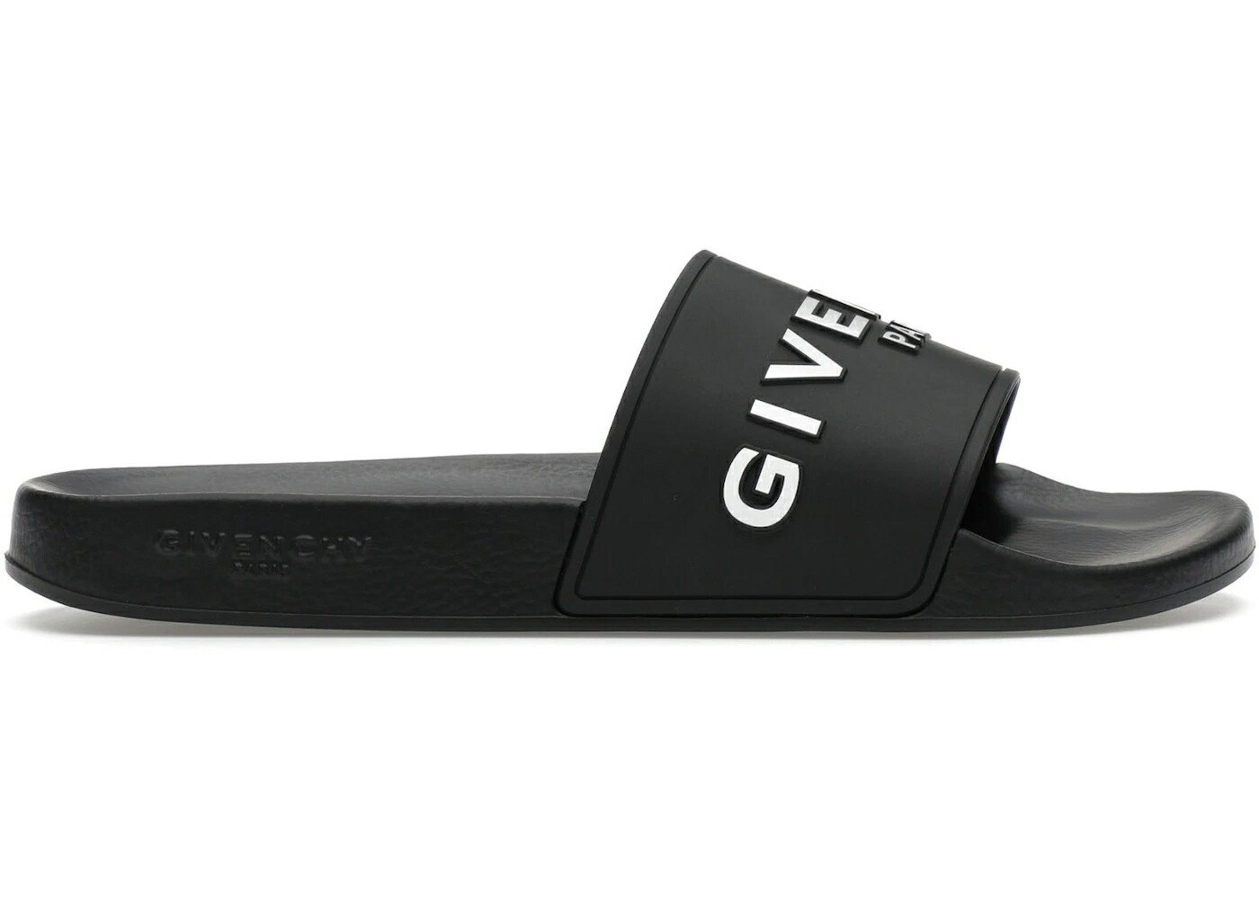 ジバンシィ サンダル 黒色 ブラック 白色 ホワイト スニーカー メンズ GIVENCHY PARIS FLAT SANDALS BLACK WHITE / BLACK WHITE