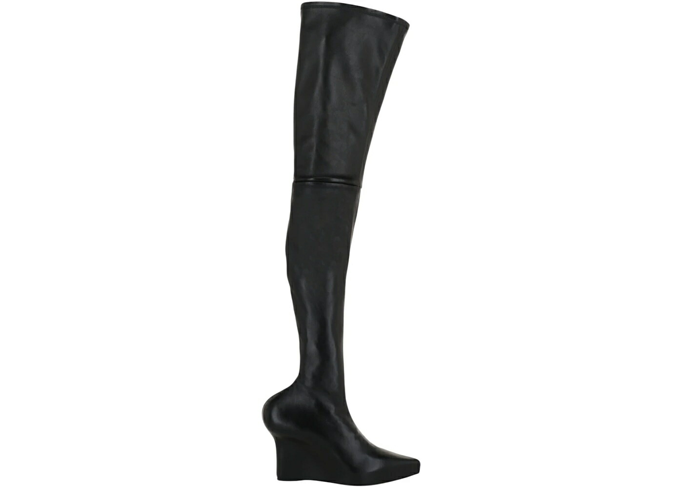 ジバンシィ ブーツ 黒いこと 黒いこと WOMEN\u0027S スニーカー レディース GIVENCHY SHOW STRETCH-LEATHER OVER-THE-KNEE BOOTS BLACK (WOMEN\u0027S) /