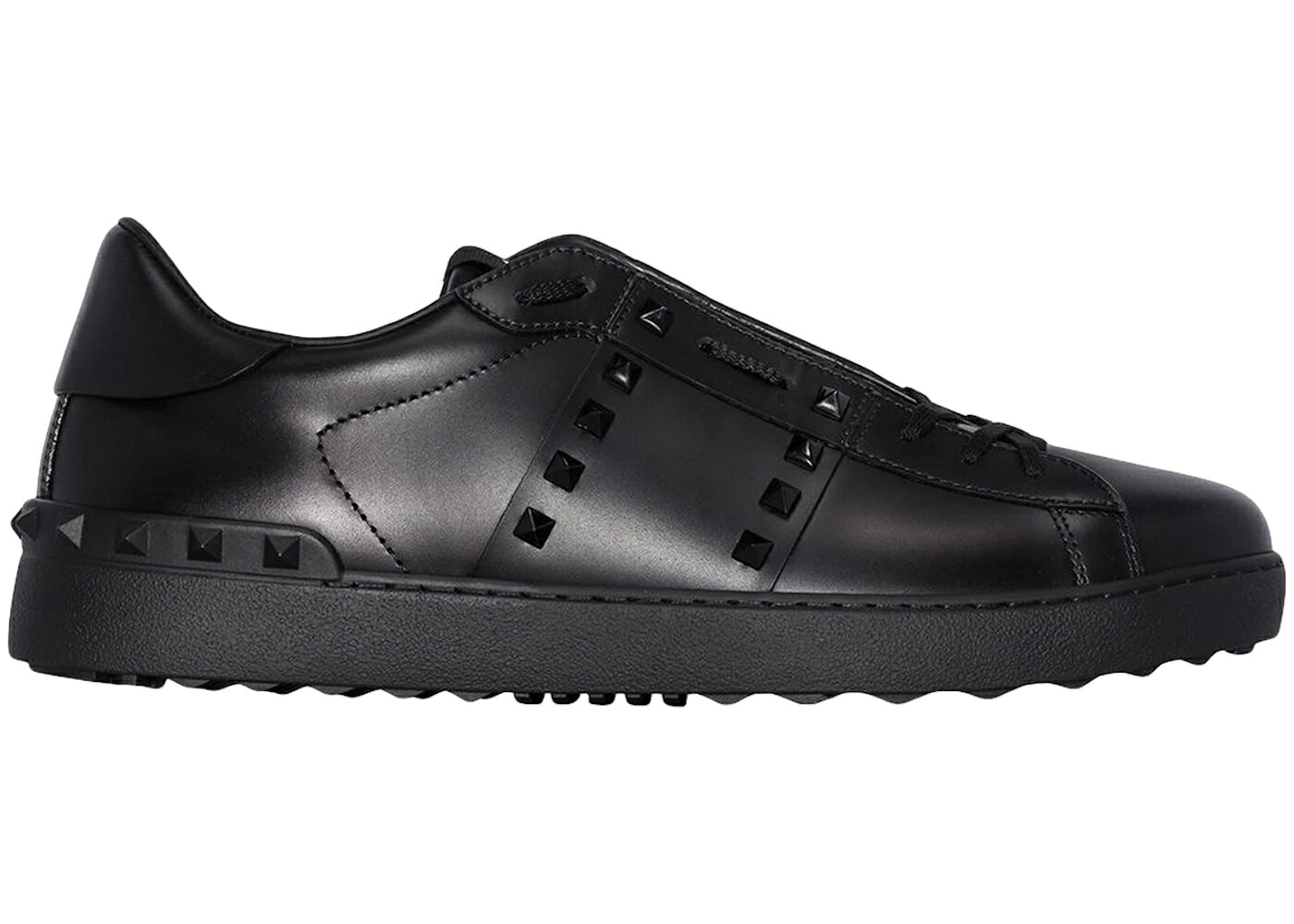 ヴァレンティノ 黒いこと 黒いこと スニーカー メンズ VALENTINO GARAVANI ROCKSTUD UNTITLED TRIPLE BLACK / BLACK BLACK BLACK