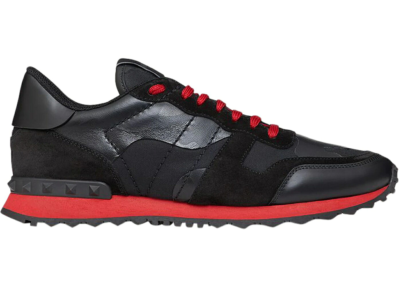 ヴァレンティノ 黒色 ブラック 赤 レッド スニーカー メンズ VALENTINO GARAVANI ROCKRUNNER BLACK RED / BLACK VALENTINO RED
