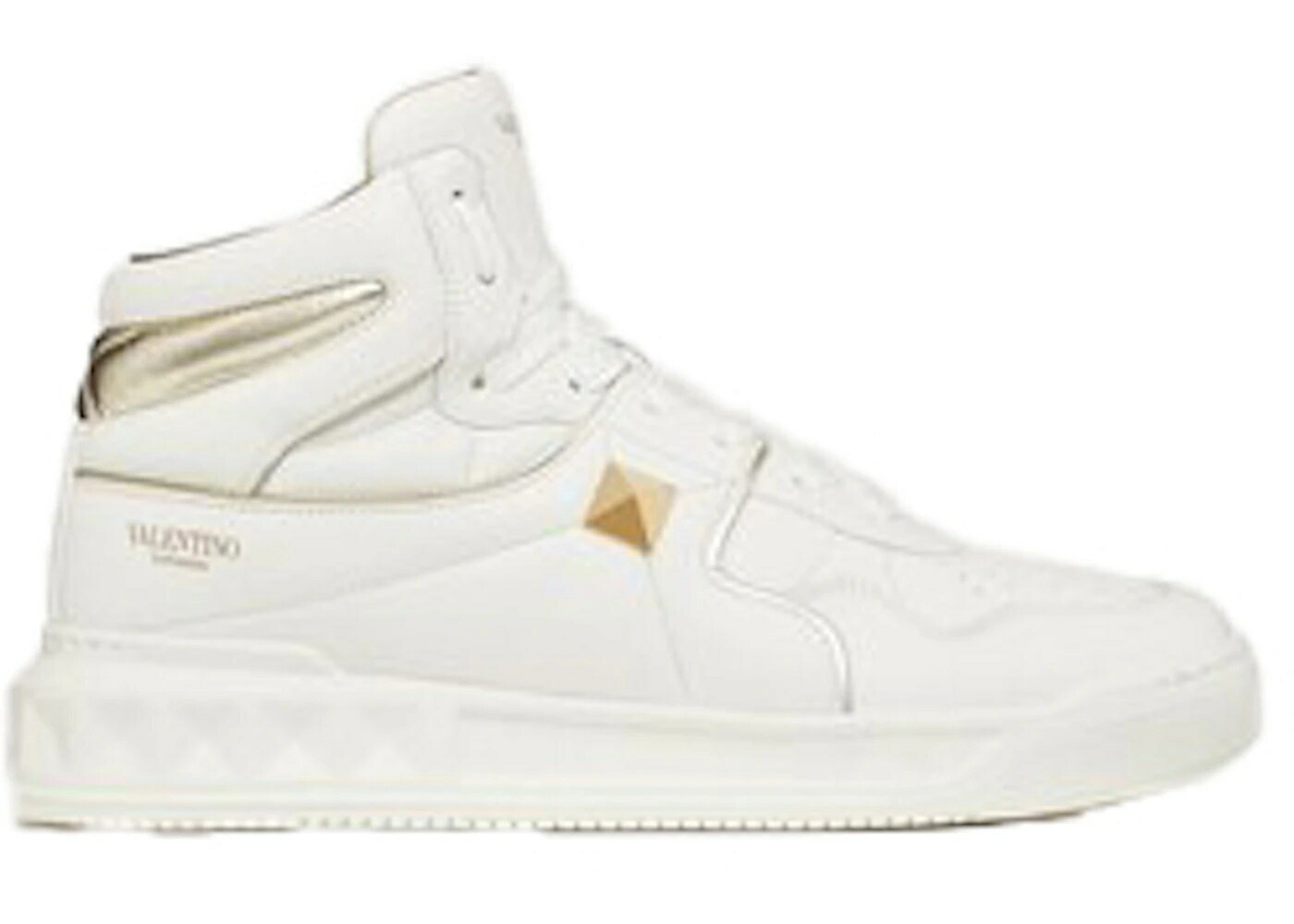ヴァレンティノ 白いこと 白いこと しろがね色 しろがね色 WOMEN\u0027S スニーカー レディース VALENTINO GARAVANI ONE STUD HIGH-TOP WHITE SILVER (WOMEN\u0027S) / WHITE SILVER