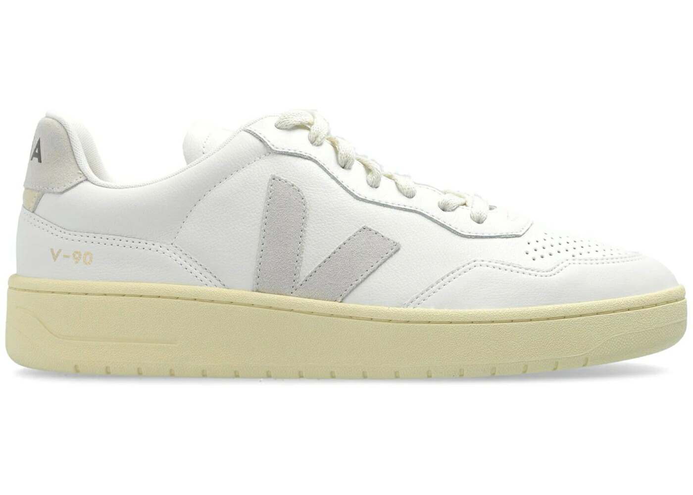 ヴェジャ レザー 白色 ホワイト ナチュラル スニーカー メンズ VEJA V-90 OT LEATHER EXTRA WHITE NATURAL / EXTRA WHITE NATURAL