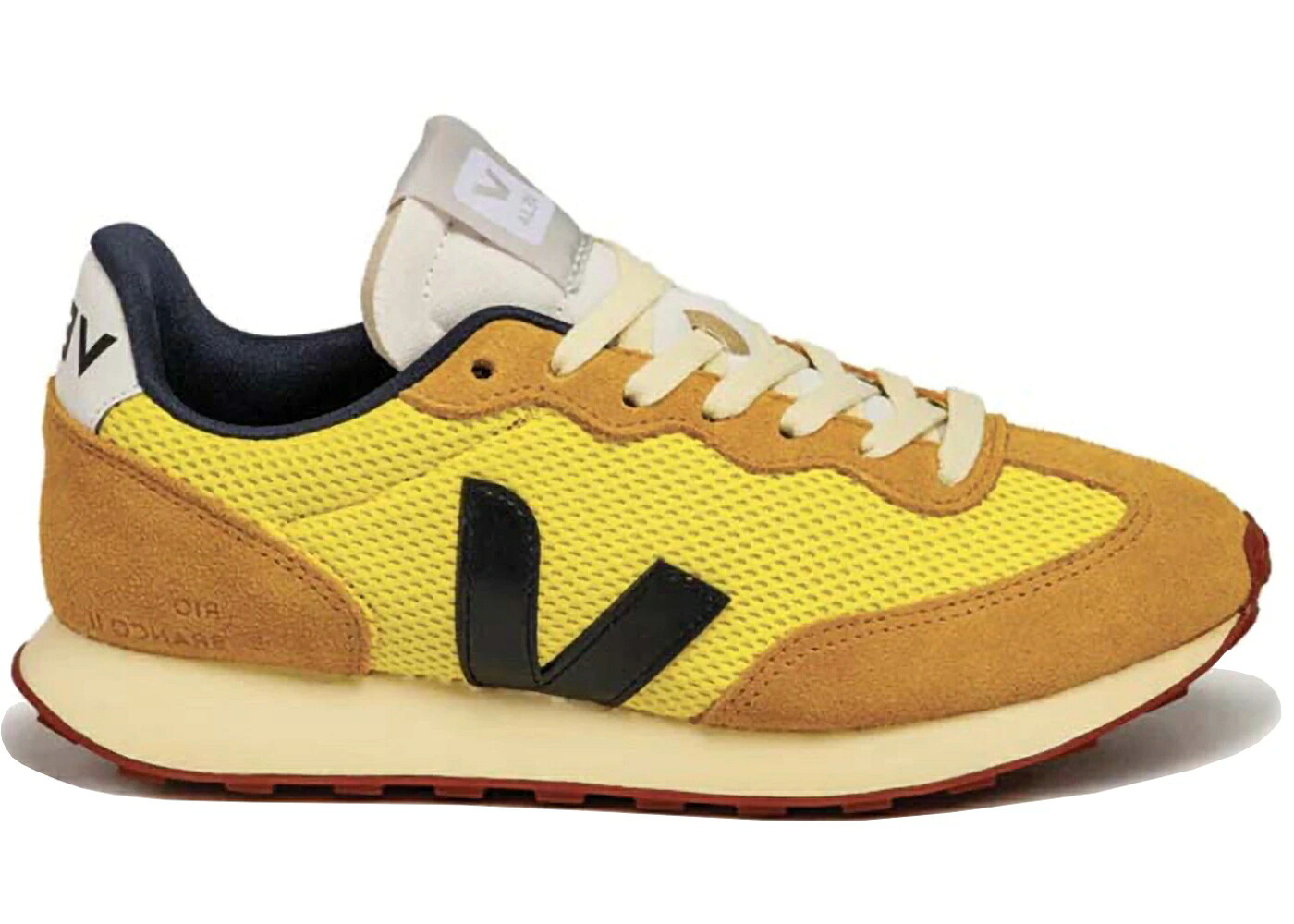 ヴェジャ リオ 黄味がかった 黄色 黒いこと 黒いこと スニーカー メンズ VEJA RIO BRANCO ALVEOMESH YELLOW TONIC BLACK / YELLOW TONIC BLACK