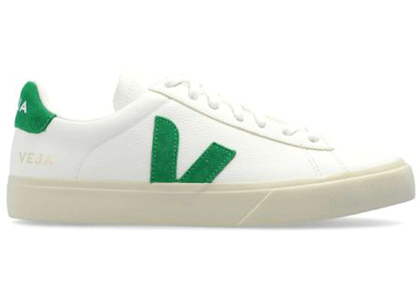 ヴェジャ 白色 ホワイト スニーカー メンズ VEJA CAMPO LOW CHROMEFREE WHITE EMERALD / WHITE EMERALD|スニケス