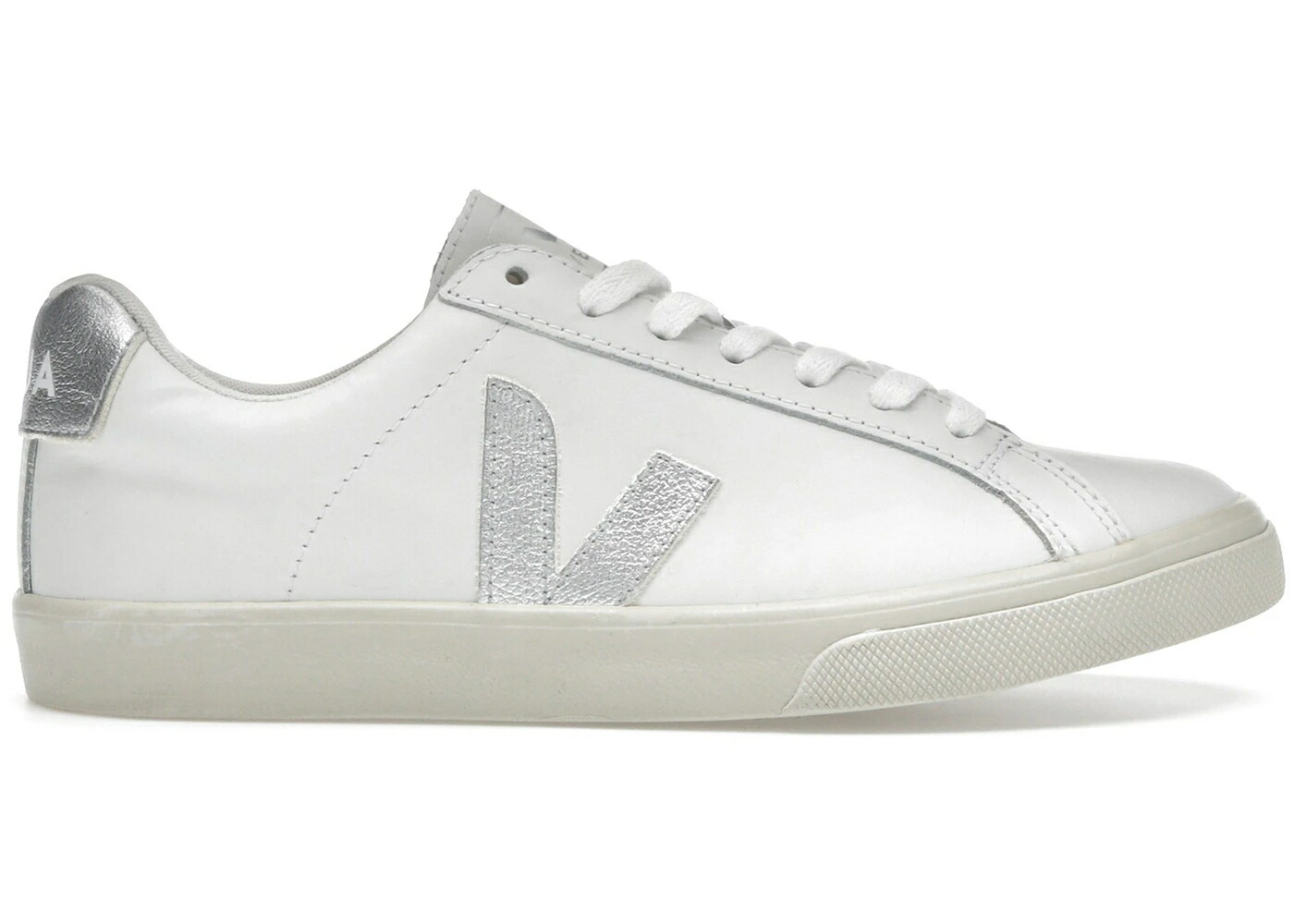 ヴェジャ レザー 白色 ホワイト 銀色 シルバー スニーカー メンズ VEJA ESPLAR LEATHER WHITE SILVER / WHITE SILVER