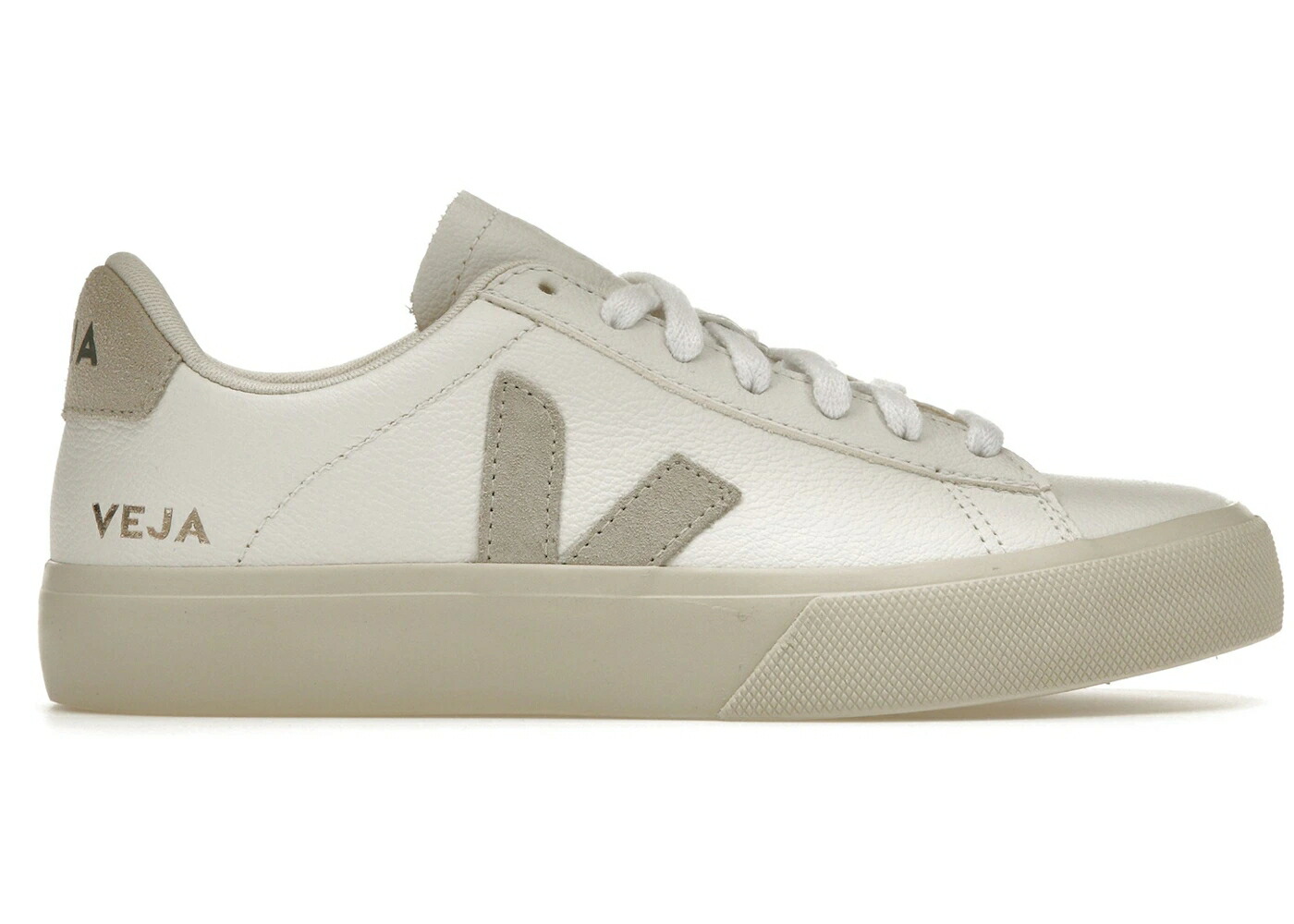 ヴェジャ なめし革 白いこと 白いこと 自然的 WOMEN\u0027S スニーカー レディース VEJA CAMPO LOW CHROMEFREE LEATHER WHITE NATURAL (WOMEN\u0027S) / WHITE NATURAL