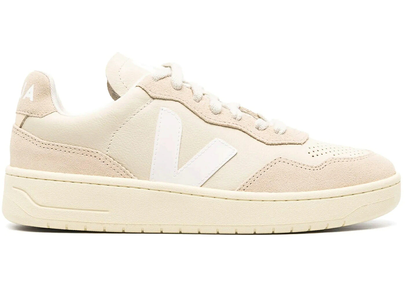 ヴェジャ なめし革 白いこと 白いこと O.T. スニーカー レディース VEJA V-90 LEATHER PIERRE WHITE / PIERRE WHITE