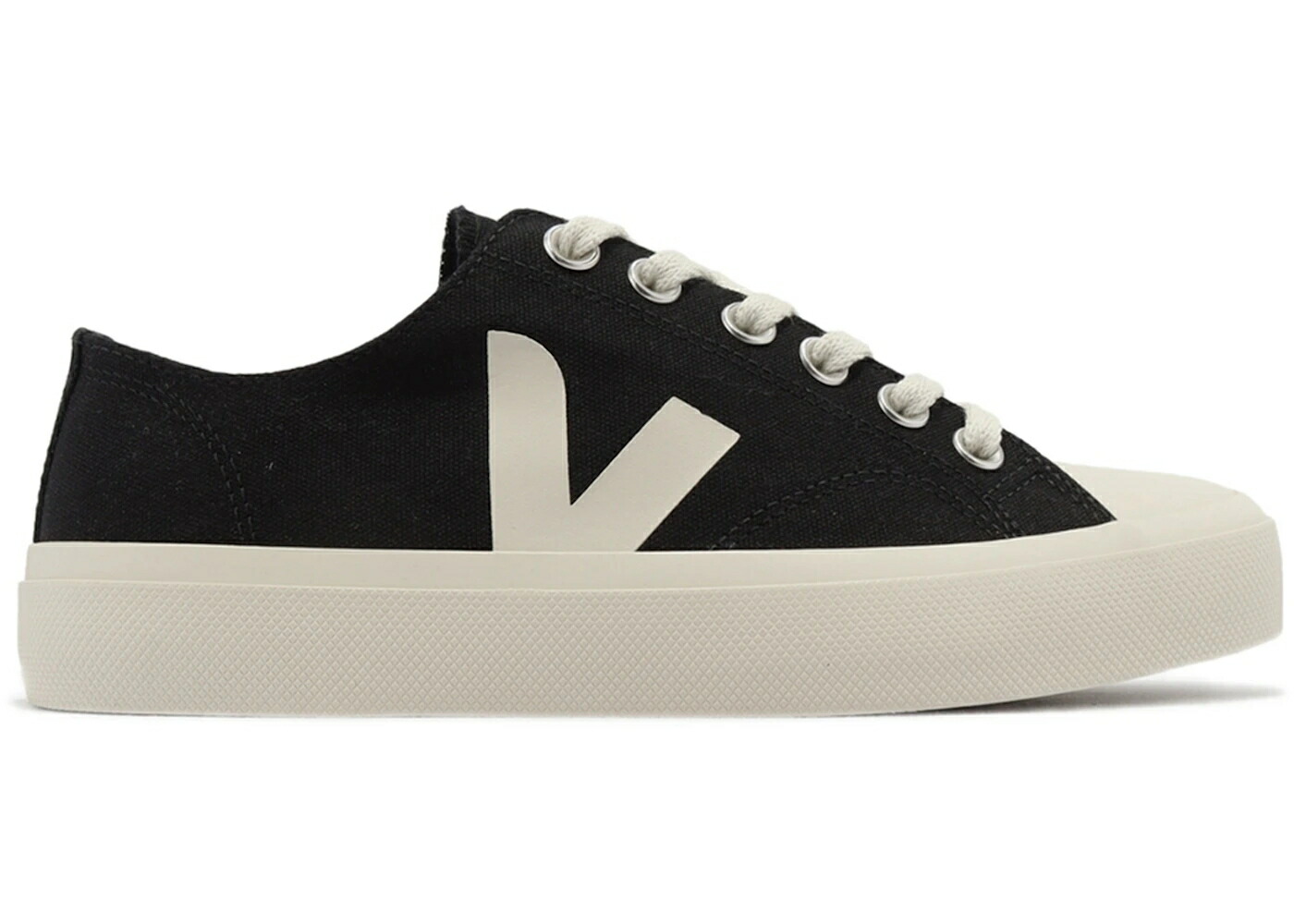 ヴェジャ 黒色 ブラック 白色 ホワイト スニーカー ユニセックス VEJA WATA II LOW CANVAS BLACK PIERRE / BLACK WHITE メンズ